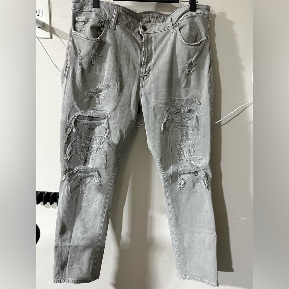 American Eagle Men’s Grey Denim Jeans, Sz 38x30